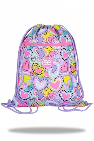 Worek na buty Coolpack Vert Sew Pastel Heart