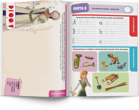 Disney uczy Karty pracy przedszkolaka 6-latki mix UKP-9303