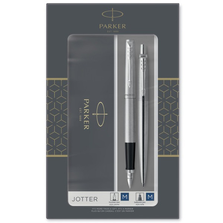 Zestaw Duo Parker Jotter Stal CT niebieski 2093258