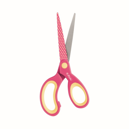 Nożyczki 17cm szpiczaste dla leworęcznych 1szt.mix