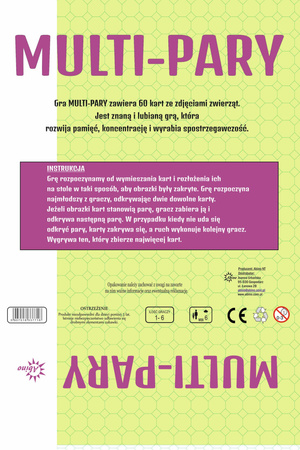 Gra Multi Pary Zwierzęta