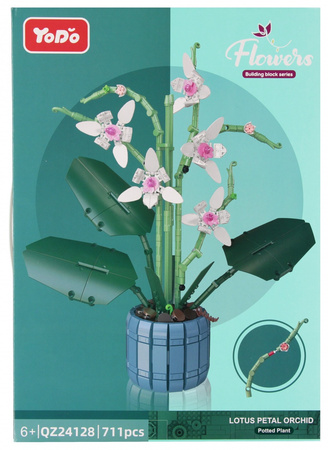 Klocki konstrukcyjne Kwiaty 711elementów