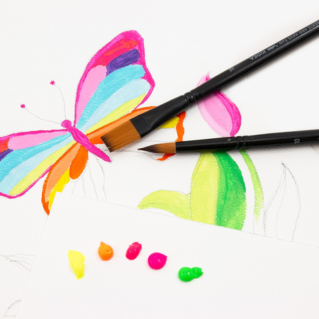 Pędzle Premium Kidea 8szt.