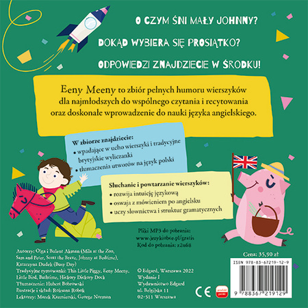 Angielski dla dzieci. Rymowanki. Eeny Meeny
