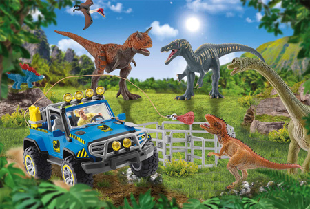 Puzzle 60 SCHLEICH Dinozaury + figurka 112296