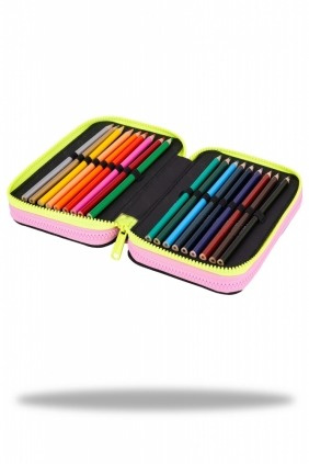 Piórnik 3-komorowy z wyposażeniem Coolpack  Jumper 3 Panda Gang