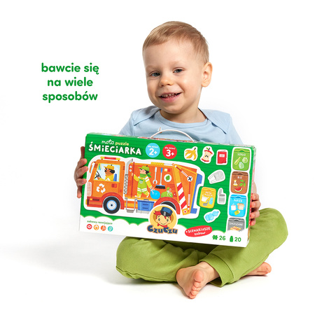 Puzzle 26 Moto Śmieciarka CzuCzu