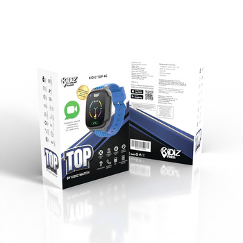 Smartwatch dla dziecka z lokalizacją GPS KiDiZ Top niebieski
