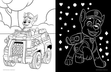 Odblaskowy zawrót głowy z Psim Patrolem. Psi Patrol. Neon. Moc kolorów