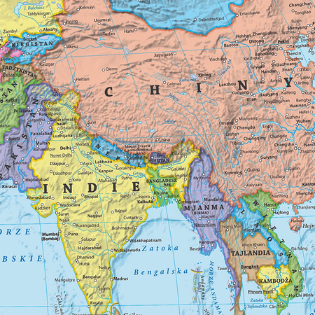 Puzzle 2000 Świat polityczny mapa 1:35 000 000