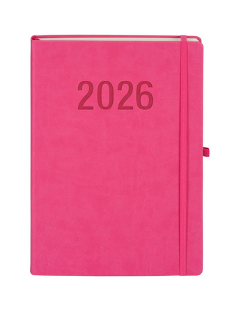 Kalendarz 2026 Memofix A4 DNS różowy