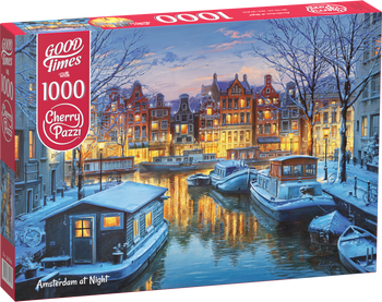 Puzzle 1000 CherryPazzi Amsterdam at Night 30264