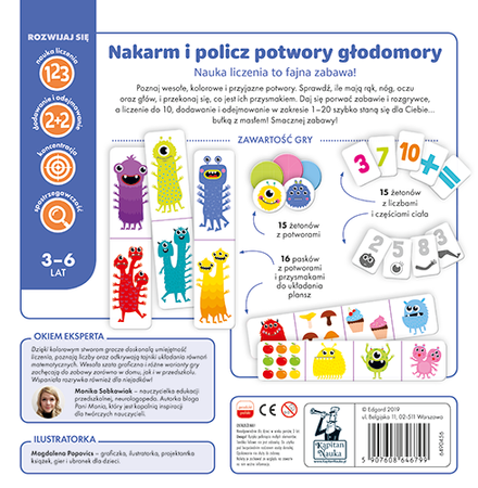 Gra Potwory głodomory Kapitan Nauka