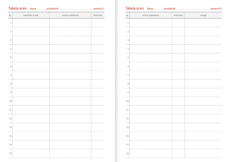 Kalendarz nauczyciela 2025/2026 B6T PCV bezbarwny KOTY