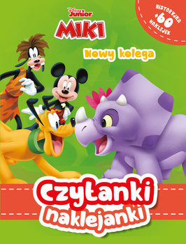 Nowy kolega. Disney Junior Miki. Czytanki naklejanki