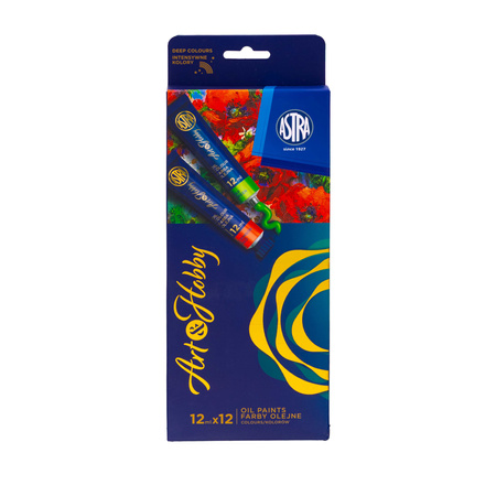 Zestaw farb olejnych Astra Art&Hobby 12x12ml