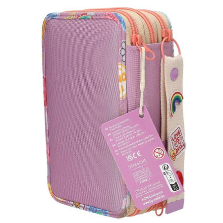 Piórnik potrójny z wyposażeniem Top Model Girl Power 13283A