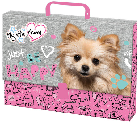 Teczka A4 z rączką MY LITTLE FRIEND 1 szt. mix