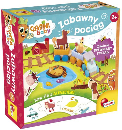 Lisciani Carotina Zabawny pociąg  baby 304-PL84005