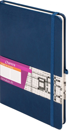 Notes formalizm A5 kratka granatowy