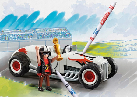 Playmobil PLAYMOBIL Color: Hot Rod 71376