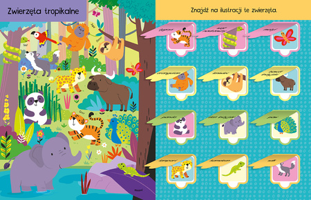 Poznaję zwierzęta. 100 okienek