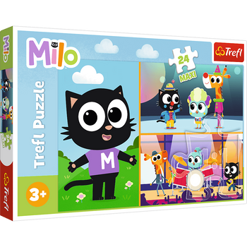Puzzle 24 Maxi Przygody małego Kotka Milo 14371