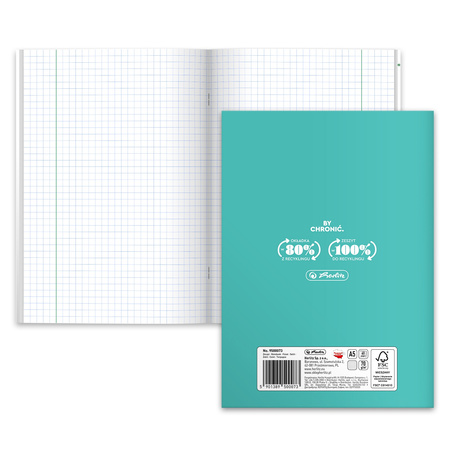 Paczka zeszyt A5 Eco PP Chemia 60k kratka 5 szt.