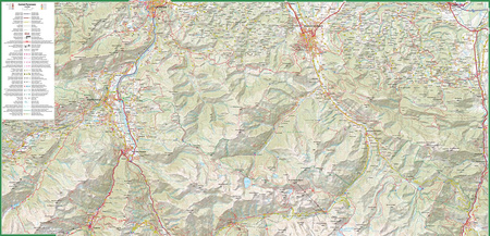 Central Pyrenees trekking map 1:50 000 laminat