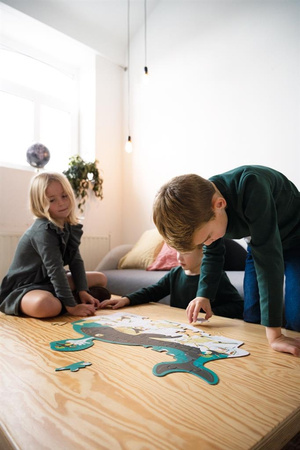 Puzzle konturowe Wieloryb 60 elementów Scratch