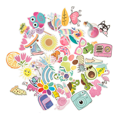 Naklejki winylowe Lato 50szt.