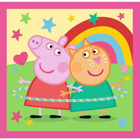 Puzzle 3w1 Peppa i przyjaciele 34873