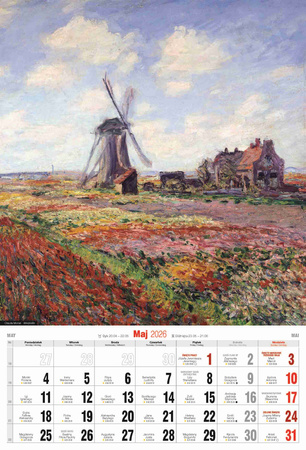 Kalendarz 2026 A3 Impresjoniści A3-10