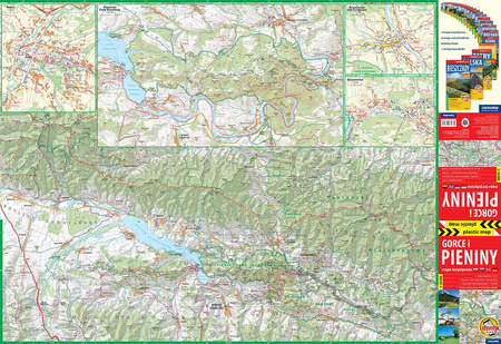 Gorce i Pieniny mapa turystyczna 1:50 000 foliowana 2023