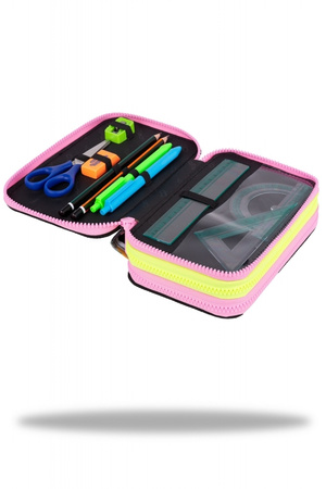 Piórnik 3-komorowy z wyposażeniem Coolpack  Jumper 3 Panda Gang