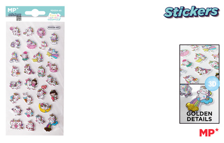 Naklejki 3D MP Jednorożce