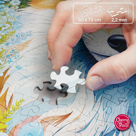 Puzzle 1000 CherryPazzi Red Fox in Flowers 31148