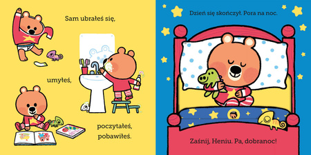 W łóżeczku. Hej ho, Heniu!