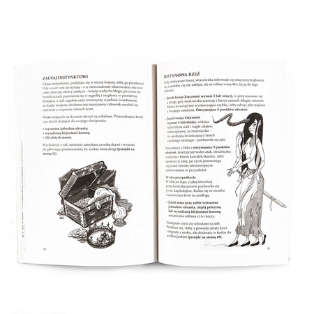 W mroku podziemi. Gra książkowa