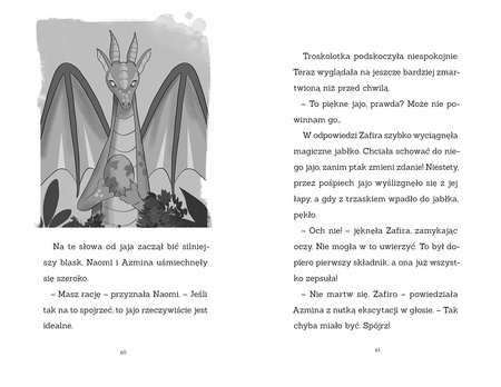 Zafira, smoczyca o srebrnych łuskach. Smocze dziewczyny