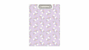 Teczka A4 z klipem nadruk Unicorn