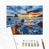 Malowanie po numerach BRUSHME 40x50 cm Na zachodzie słońca