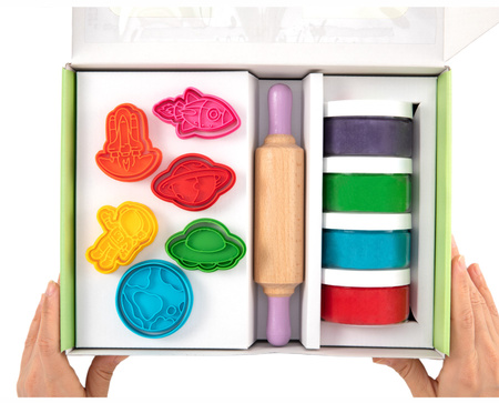 Zestaw kreatywny Kosmos naturalna ciastolina