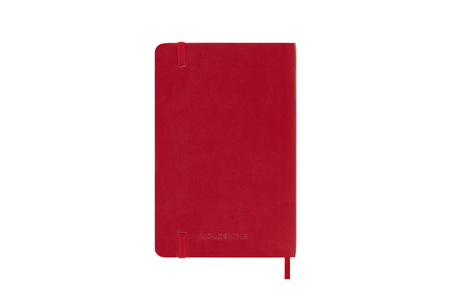Kalendarz 2025 12M Moleskine P tygodniowy Scarlet Red 9x14