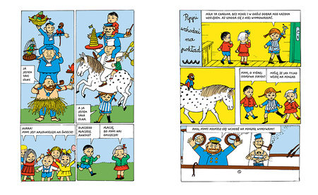 Pippi zawsze sobie poradzi i inne komiksy