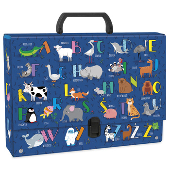 Teczka twarda z rączką Alfabet