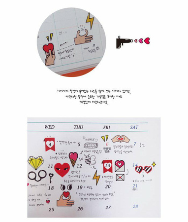 Naklejki ozdobne Zalotne Serca