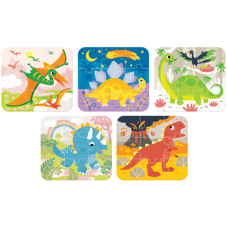 Puzzle Układam Dinozaury CzuCzu