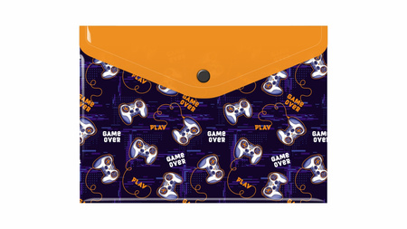 Teczka koperta A5 pp z nadrukiem gamepad