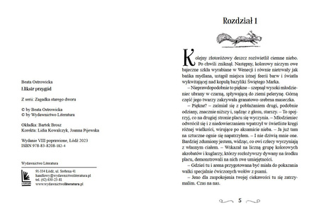 Eliksir przygód. Zagadka starego dworu. Klub łowców przygód. Tom 1 wyd. 8